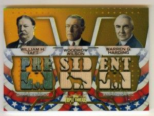 Topps Triple Threads Baseball Cards Topps Triple Threads Baseball President Cards