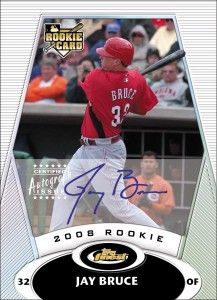 Finest Baseball Jay Bruce Auto Finest Baseball Jay Bruce Auto