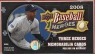 2008upperdeckheroesbaseball 2008 Upper Deck Heroes Baseball Hobby Box