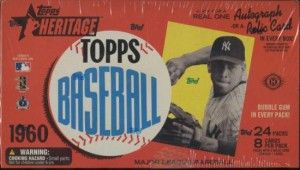 2009toppsheritagebaseball 2009 Topps Heritage baseball Cards HObby Box