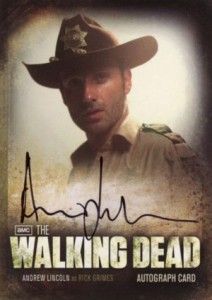 2012 Cryptozoic Walking Dead Season 2 Autographs Andrew Lincoln as Rick Grimes
