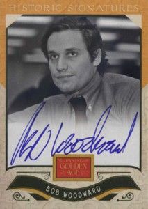 2012 Panini Golden Age Historic Signatures Bob Woodward