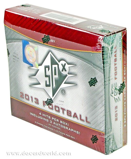 2013 Upper Deck SPx Football Box