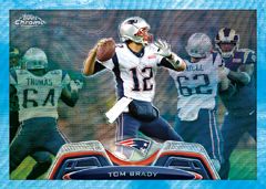 2013 Topps Chrome Brady Blue Wave