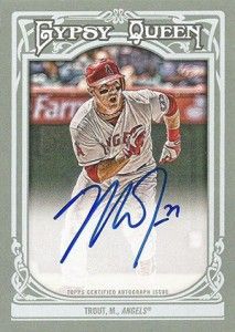 2013 Topps Gypsy Queen Baseball Autographs Mike Trout