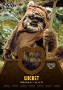 2013 Topps Star Wars Jedi Legacy Relic Ewok Fur