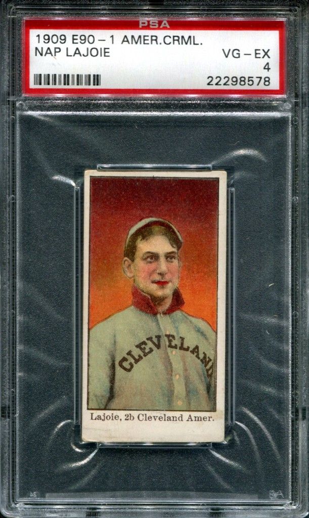 1909 E90-1 American Caramel Napoleon Lajoie PSA 4