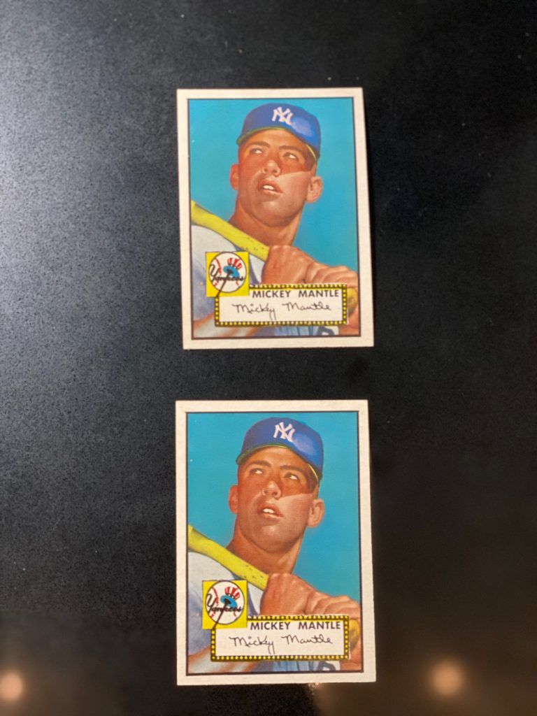 1952 Topps Mickey Mantle Rookie Cards