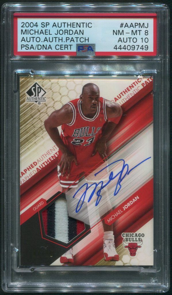 2004 Upper Deck SP Authentic Michael Jordan Autographed Card
