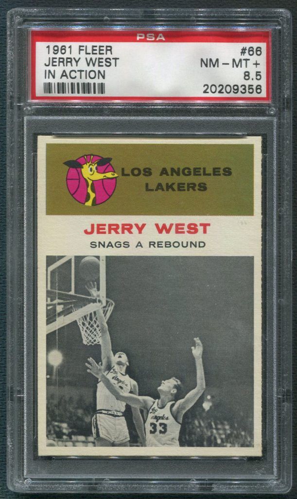 1961/62 Fleer Jerry West "In Action"