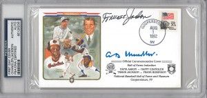 Travis Jackson & "Happy" Chandler Autographed First Day Cover
