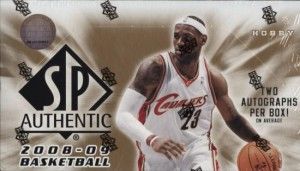 71093 2008/09 Upper Deck SP Authentic Basketball Box