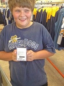 Alex with Card