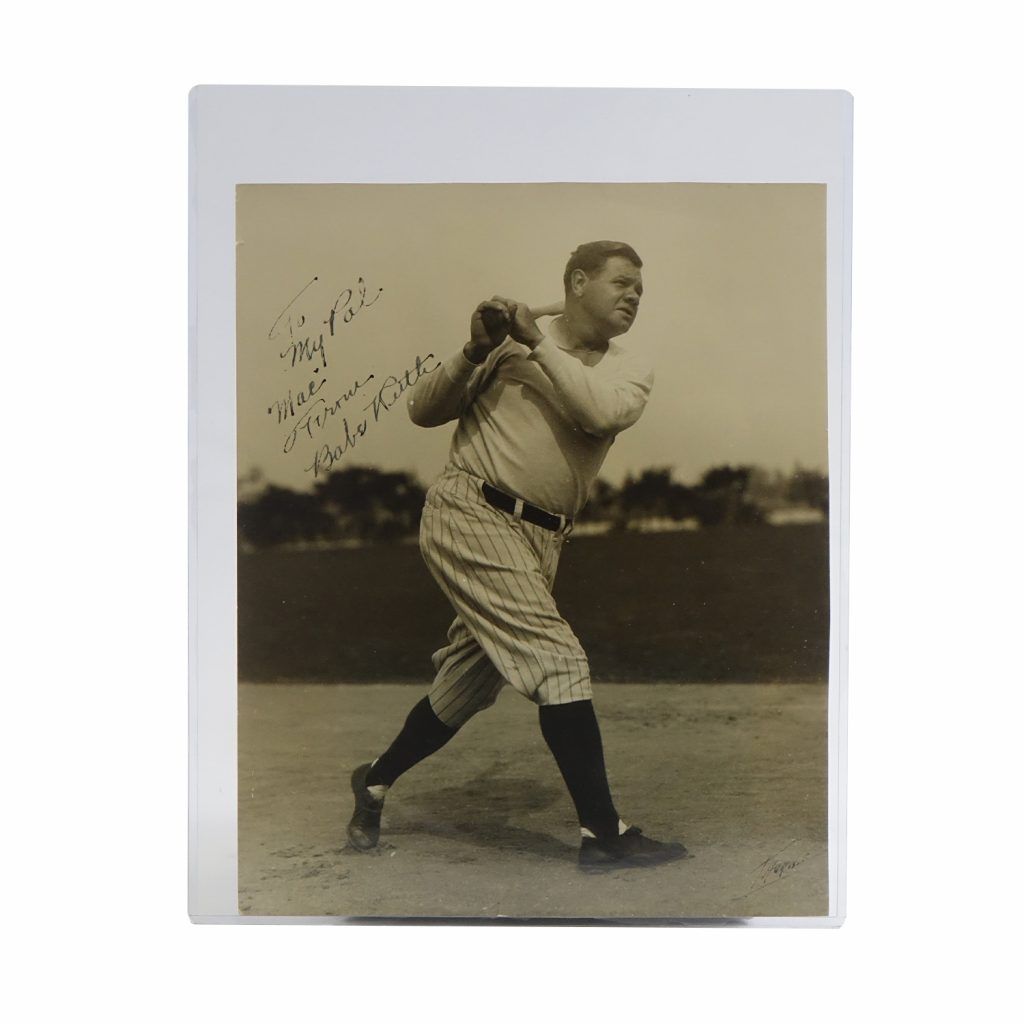 Babe Ruth Autographed 8x10 Photo