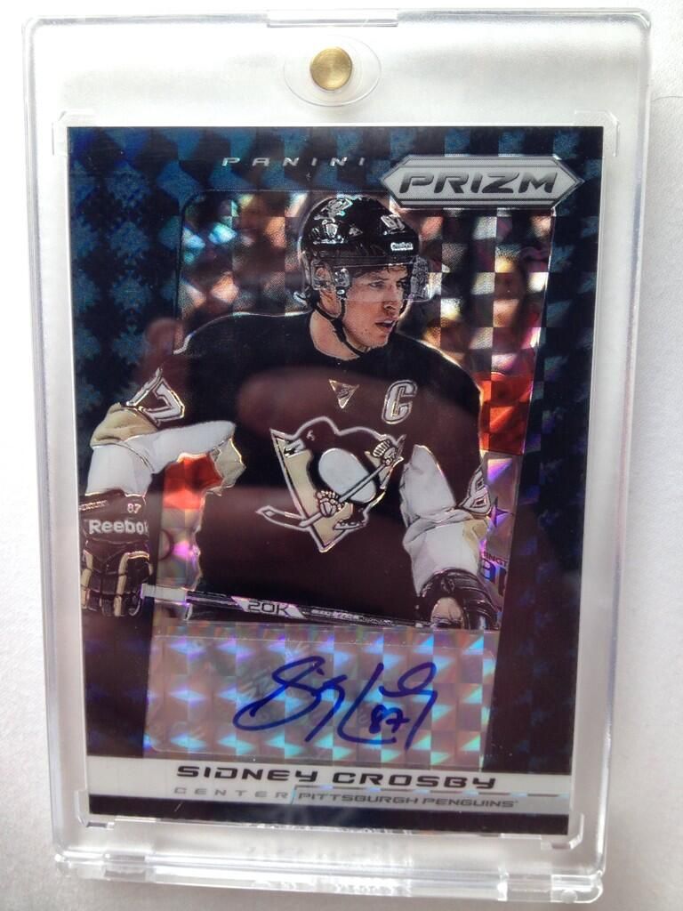CrosbyFinitePrizm1of1Auto - Twitter