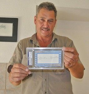 MickeyMantleCut Mickey Mantle Autograph