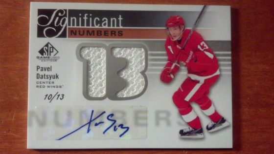 Pavel Datsyuk Autograph
