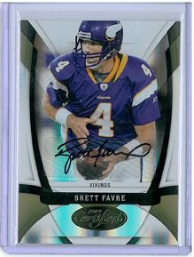 FavreCertified1 Brett Favre Certified Autograph Card