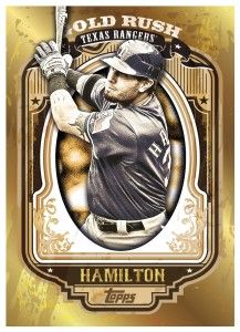 Josh Hamilton Gold Rush Card