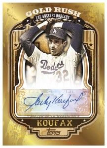Sandy Koufax Gold Rush Auto