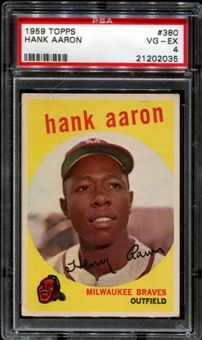 Hank Aaron Baseball Card
