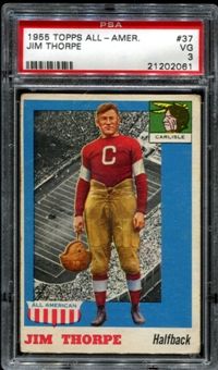 Jim Thorpe Football Card