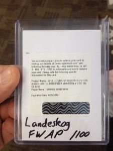 Landeskog Future Watch Auto Patch out of 100