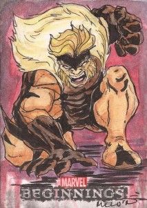 Marvel Beginnings 3 Sketch Card