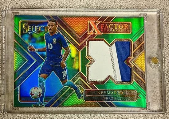 Neymar Jr. 3 Color Patch Card