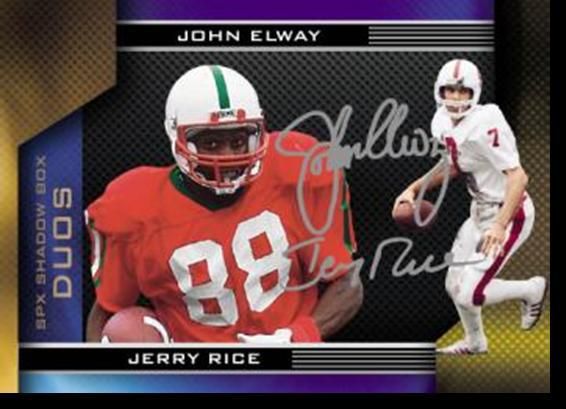 Jerry Rice John Elway SPx