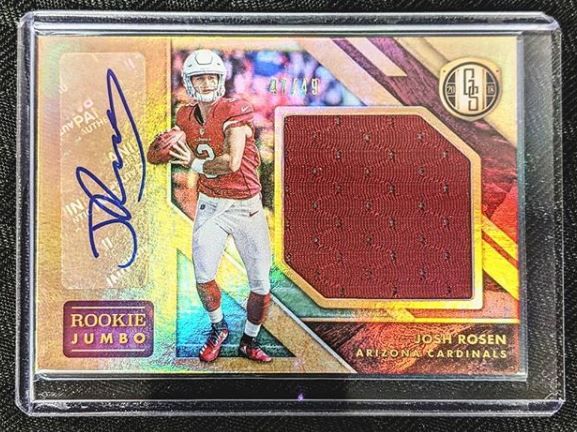 Josh Rosen Rookie Jumbo Autograph