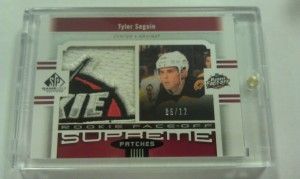 Seguin 2011-12 Game Used Rookie Face Off Supreme Out of 12