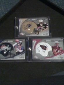 Reggie Bush, Matt Leinart, Jay Cutler Autographed Upper Deck