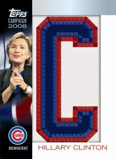 Hillary Clinton Baseball Card