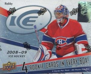 icehockeybox1 2008/09 Upper Deck Ice Hockey Cards Hobby Box
