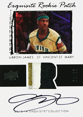 Upper Deck offers up pieces LeBron James's high school jersey in 2013-14  Exquisite Basketball | DA Card World
