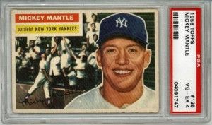 mickeymantle Mickey Mantle PSA Baseball Card