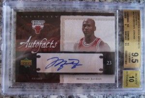 mjauto Michael Jordan Autograph Card