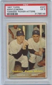 powerhitters Mantle/Berra Power Hitters Card