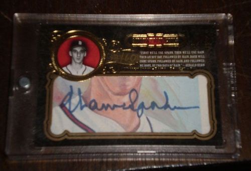 Warren Spahn Auto