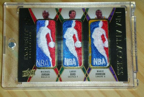 Jordan, Bird, Johnson 1/1 Logoman