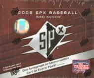 spxbaseballbox 2008 Upper Deck SPx Baseball Box