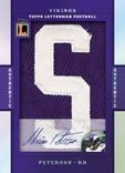 Adrian Peterson Autographed Letterman Card