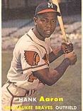 Hank Aaaron 1960 Topps