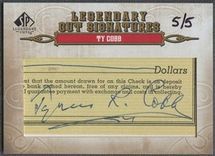 Ty Cobb Auto