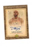 Lebron James Auto-Facts Card